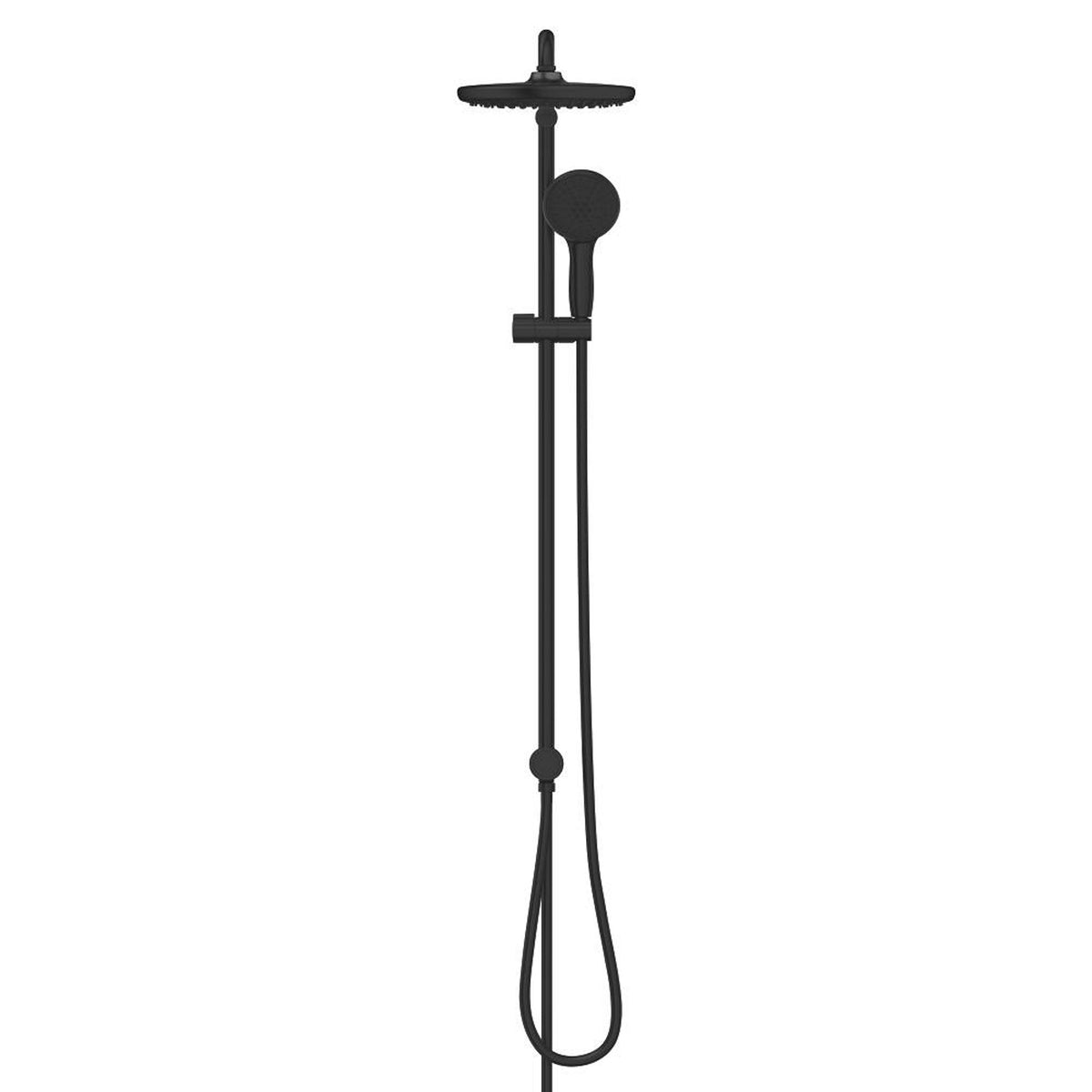 Grohe Tempesta System 250 Duvara Monte Duş Sistemi, Yön Değiştiricili, Mat Siyah - Ürün Görseli