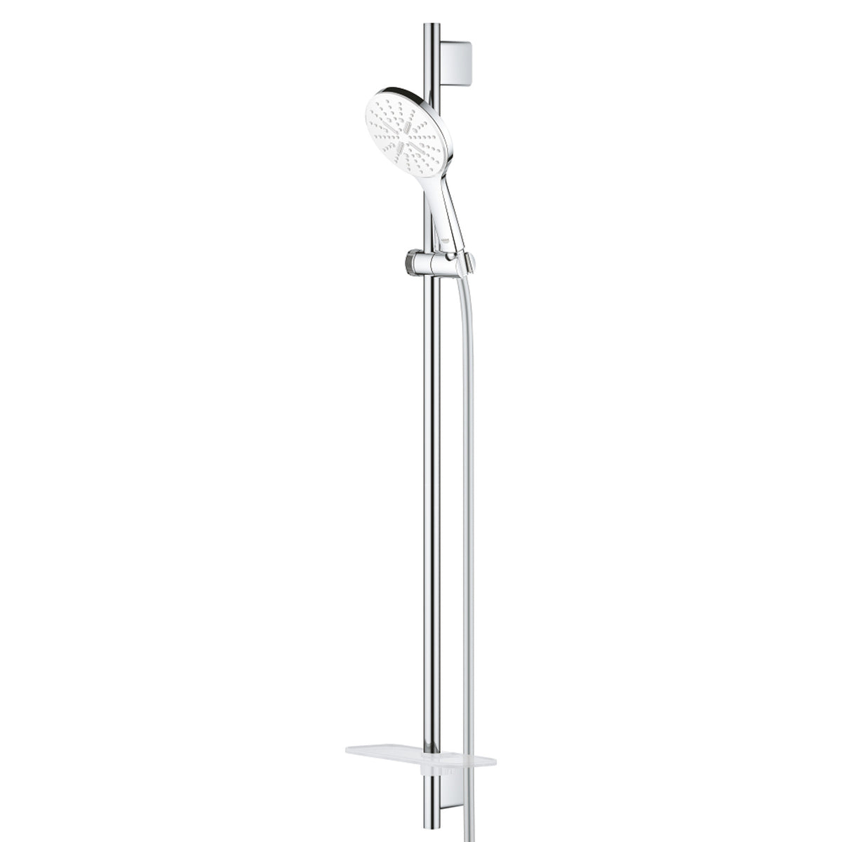 Grohe RainShower SmartActive 130 Sürgülü Duş Seti, 3 Fonksiyonlu, Beyaz-Krom - Ürün Görseli