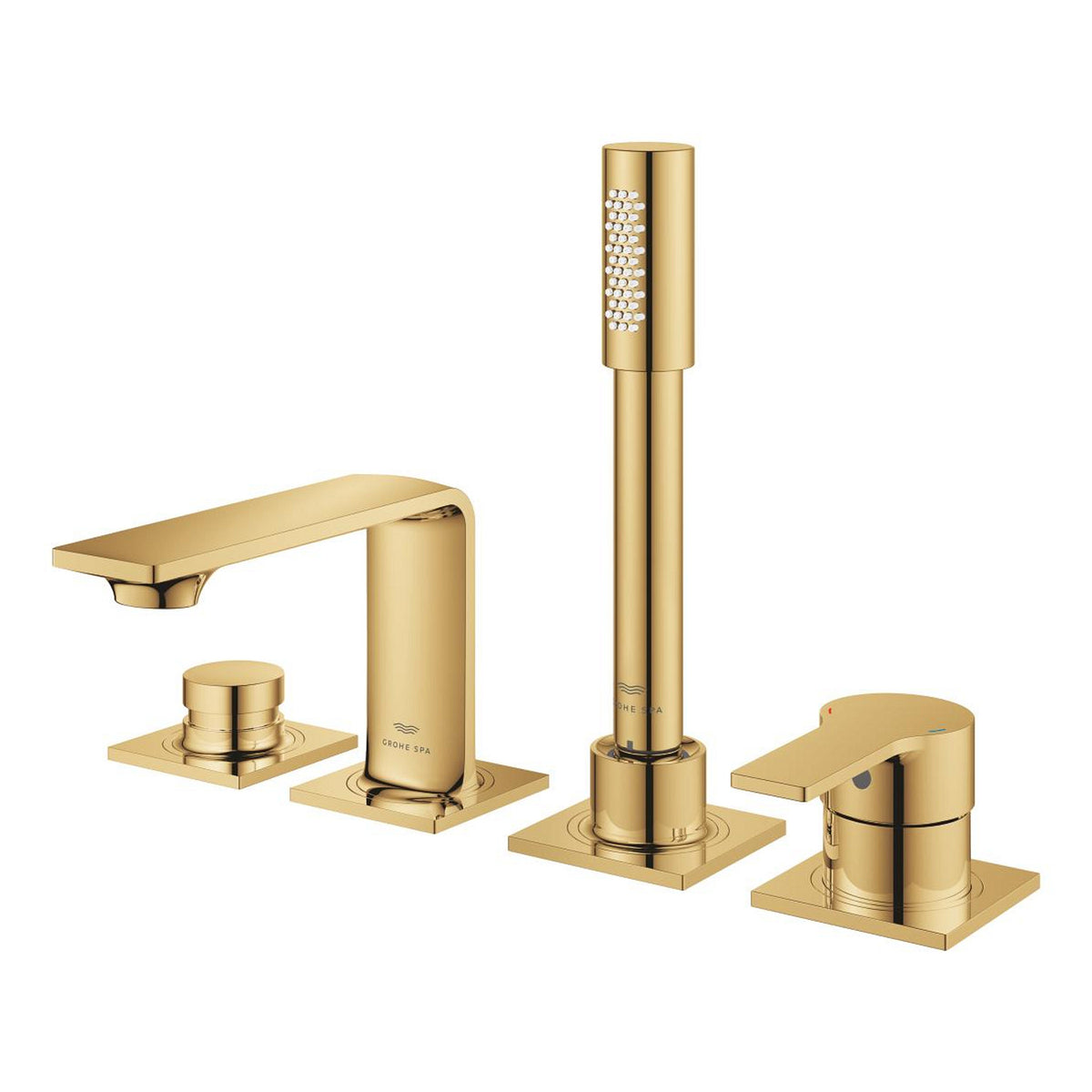 Grohe Allure 4 Delikli Ankastre Küvet Bataryası, Altın - Ürün Görseli