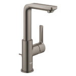 Grohe Lineare Yüksek Lavabo Bataryası, Sifon Kumandalı, Fırçalı Sert Grafit - Ürün Görseli