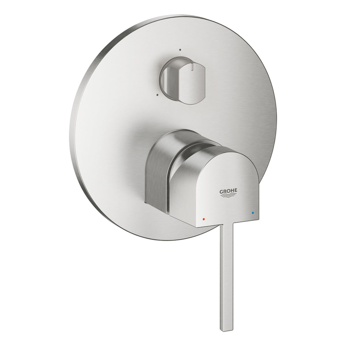 Grohe Plus Ankastre Banyo Bataryası (3 Yollu, Sıva Üstü Grubu), Paslanmaz Çelik - Ürün Görseli