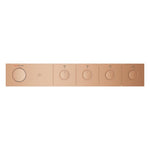 Grohe Grohtherm Aqua Tiles SmartControl Termostatik Ankastre Banyo Bataryası, 4 Çıkışlı, Bakır (Sıva Üstü Grubu) - Ürün Görseli