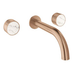 Grohe Atrio Private Collection 3 Delikli Ankastre Lavabo Bataryası (Sıva Üstü Grubu) Fırçalı Bakır - Ürün Görseli