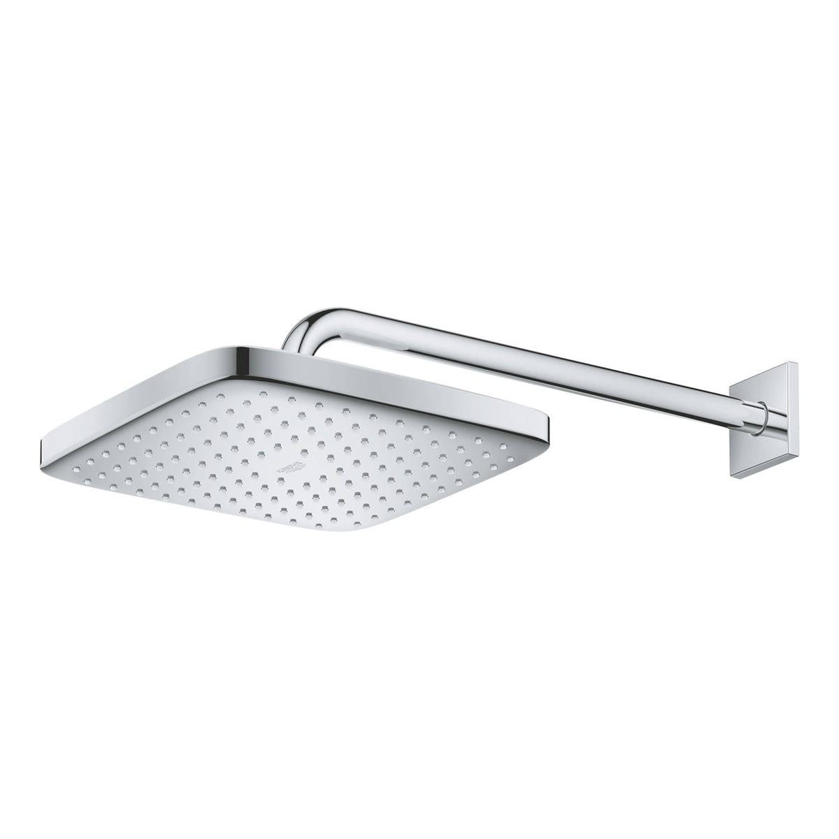 Grohe Tempesta 250 Kare Tepe Duşu Tek Akışlı, 25 cm (Duvardan Dirsek Dahil) Krom-Beyaz - Ürün Görseli