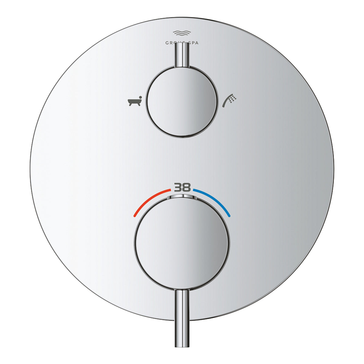 Grohe Atrio Termostatik Banyo/Duş Bataryası (Sıva Üstü Grubu), 2 Yollu - Ürün Görseli