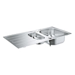Grohe K200 Damlalıklı 1,5 Gözlü Eviye, Paslanmaz Çelik (96,5x50 cm) - Ürün Görseli