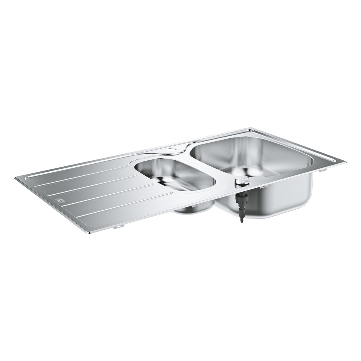 Grohe K200 Damlalıklı 1,5 Gözlü Eviye, Paslanmaz Çelik (96,5x50 cm) - Ürün Görseli