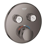 Grohe Grohtherm SmartControl Ankastre Termostatik Banyo/Duş Bataryası (Sıva Üstü Grubu), 2 Yollu, Sert Grafit - Ürün Görseli