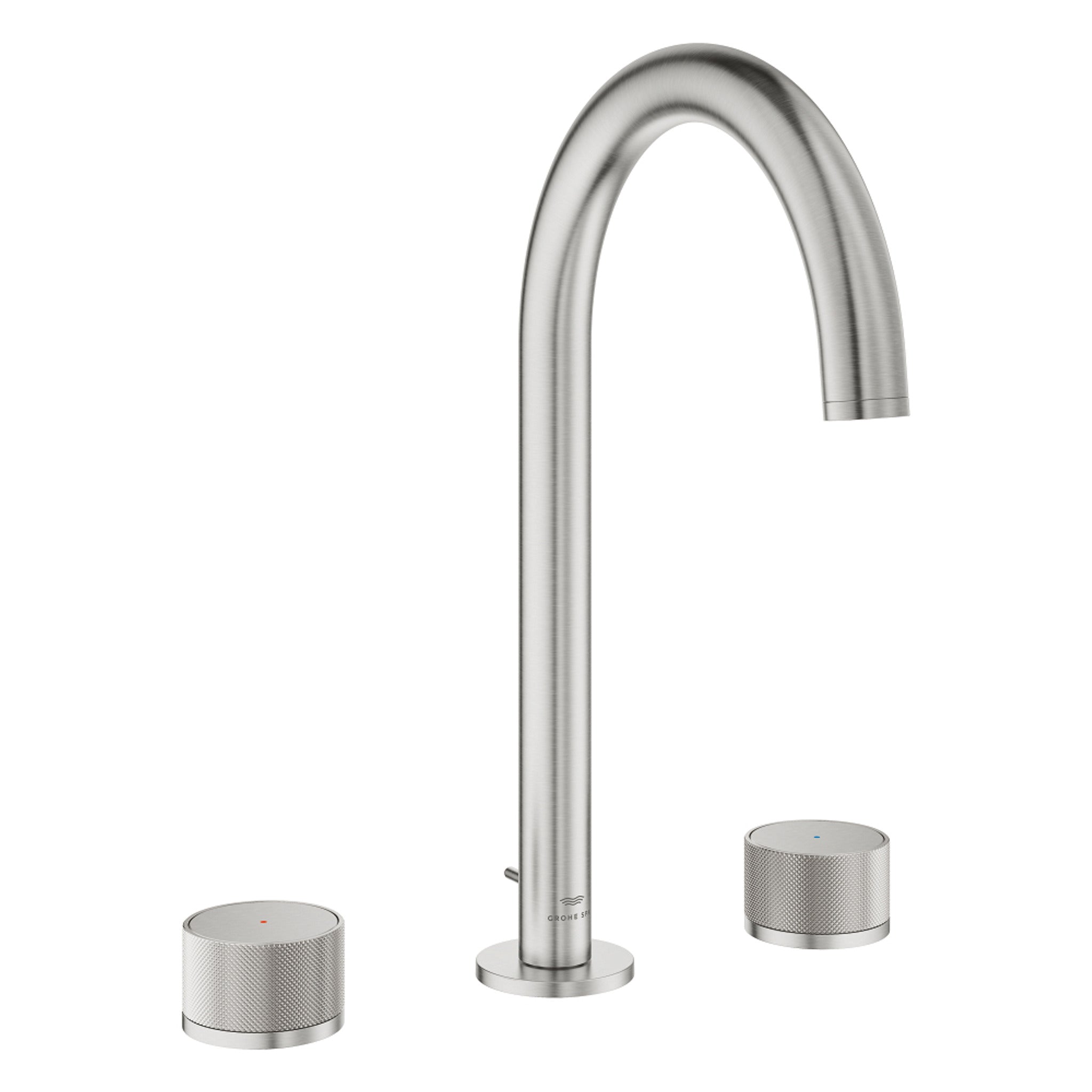 Grohe Atrio Private Collection 3 Delikli Ankastre Lavabo Bataryası, Sifon Kumandalı (L-Boy), Paslanmaz Çelik - Ürün Görseli