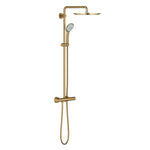 Grohe Euphoria System 310 Duvara Monte Termostatik Duş Bataryalı Duş Sistemi, Fırçalı Altın - Ürün Görseli
