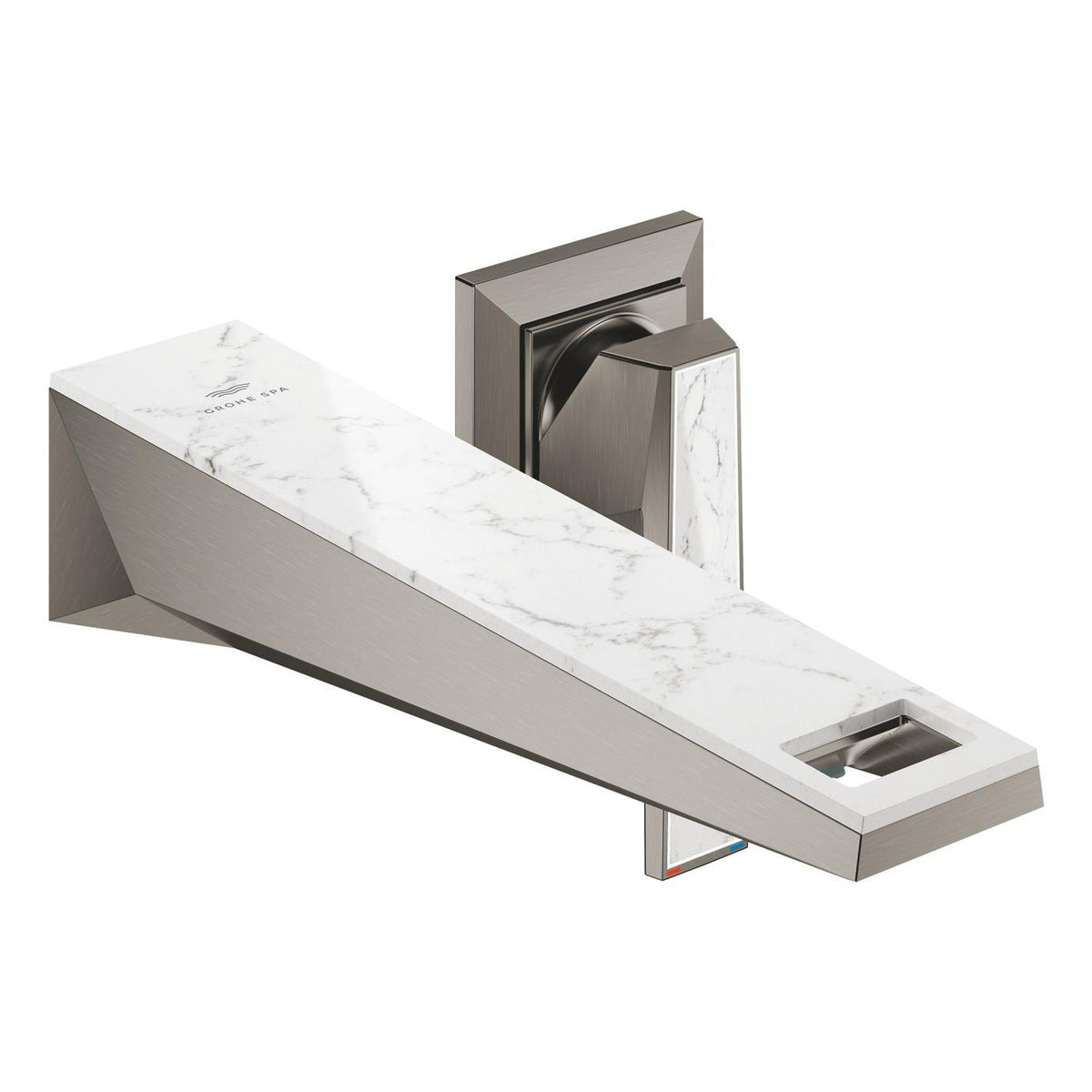 Grohe Allure Brilliant Private Collection 2 Delikli Duvardan Ankastre Lavabo Bataryası M-Boy (Sıva Üstü Grubu), Fırçalı Sert Grafit - Ürün Görseli
