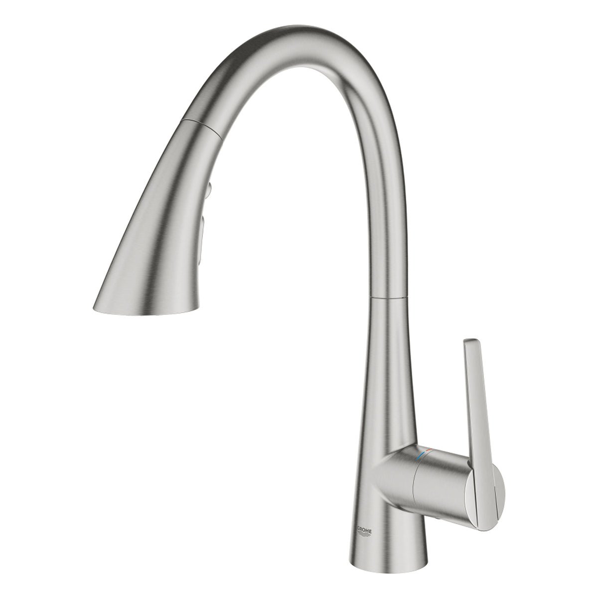 Grohe Zedra Spiralli Eviye Bataryası, Paslanmaz Çelik - Ürün Görseli