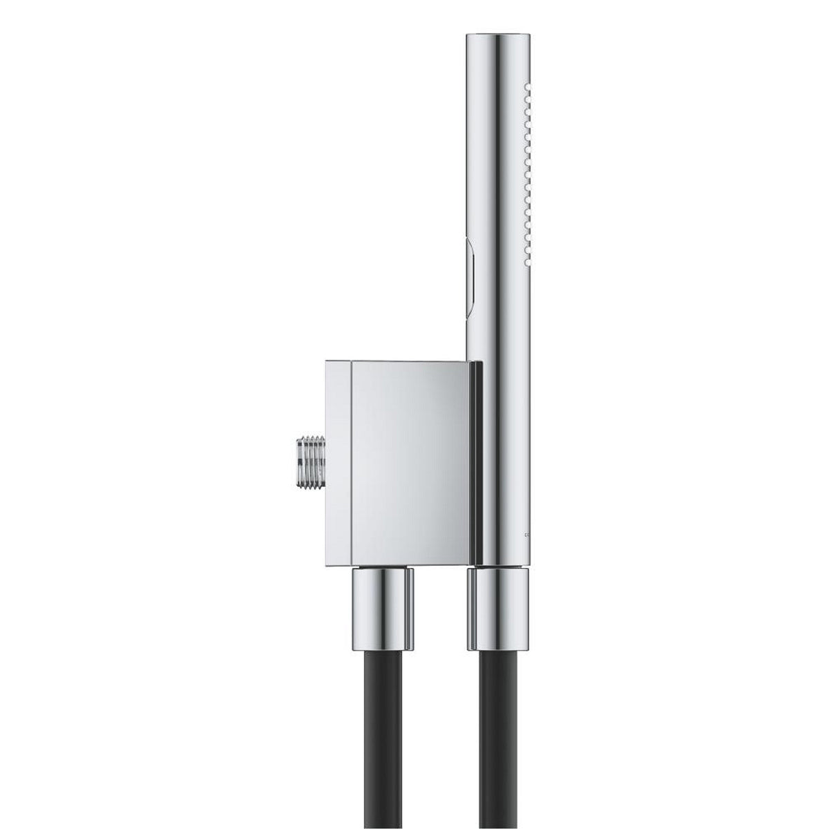 Grohe Rainshower Aqua Stick Ankastre Bağlantılı Manyetik El Duşu Seti, 2 Akışlı, Siyah-Krom (Siyah Duş Hortumu) - Ürün Görseli