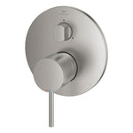 Grohe Atrio Ankastre Banyo/Duş Bataryası (Sıva Üstü Grubu), 3 Yollu, Paslanmaz Çelik - Ürün Görseli