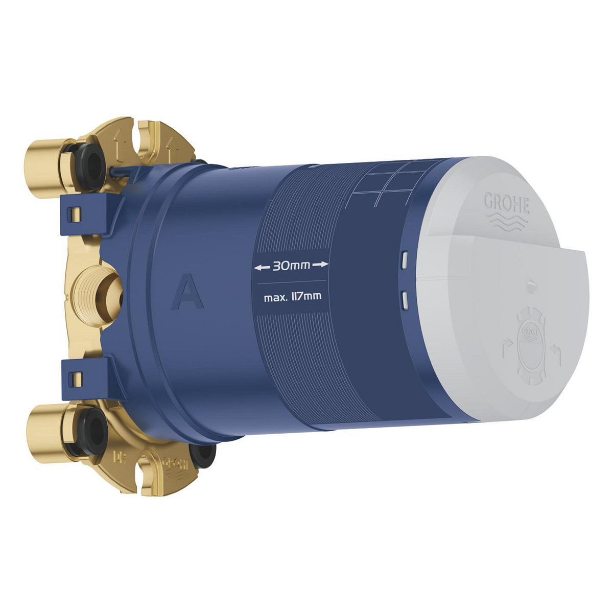 Grohe Rainshower Aqua Tepe Duşu, 2 Akışlı (Sıva Altı Grubu) - Ürün Görseli