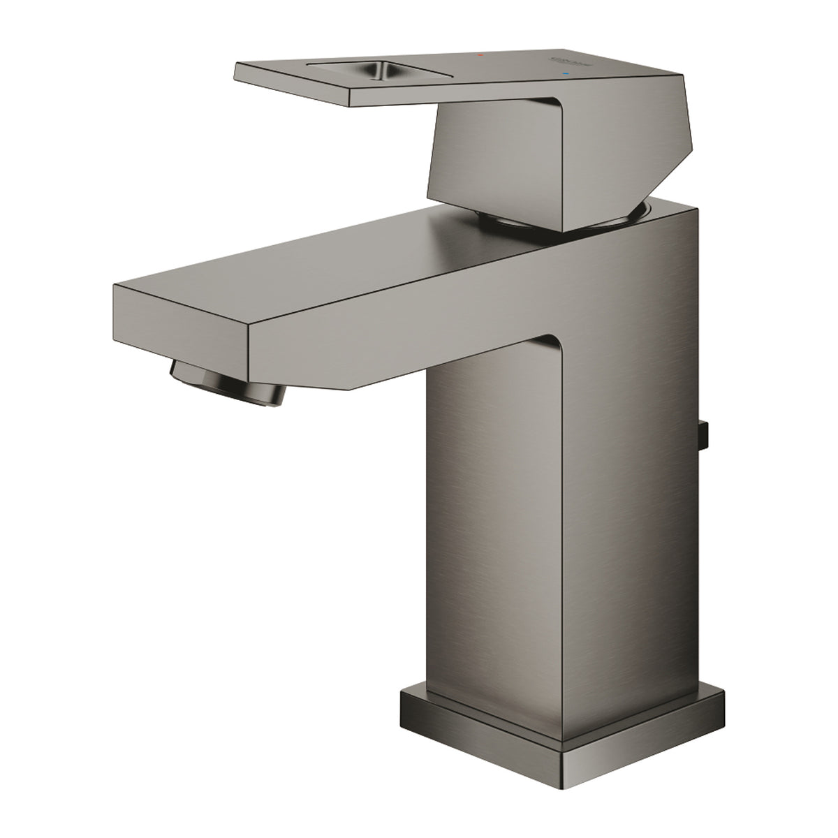 Grohe Eurocube Lavabo Bataryası, Sifon Kumandalı, Fırçalı Sert Grafit - Ürün Görseli