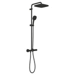 Grohe Tempesta System 250 Kare Duvara Monte Termostatik Bataryalı Duş Kolonu, Mat Siyah - Ürün Görseli