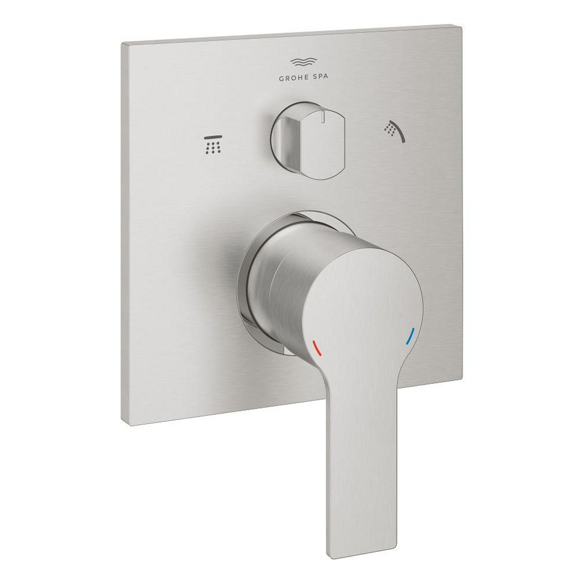 Grohe Allure Ankastre Banyo Bataryası (3 Yollu, Sıva Üstü Grubu), Paslanmaz Çelik - Ürün Görseli