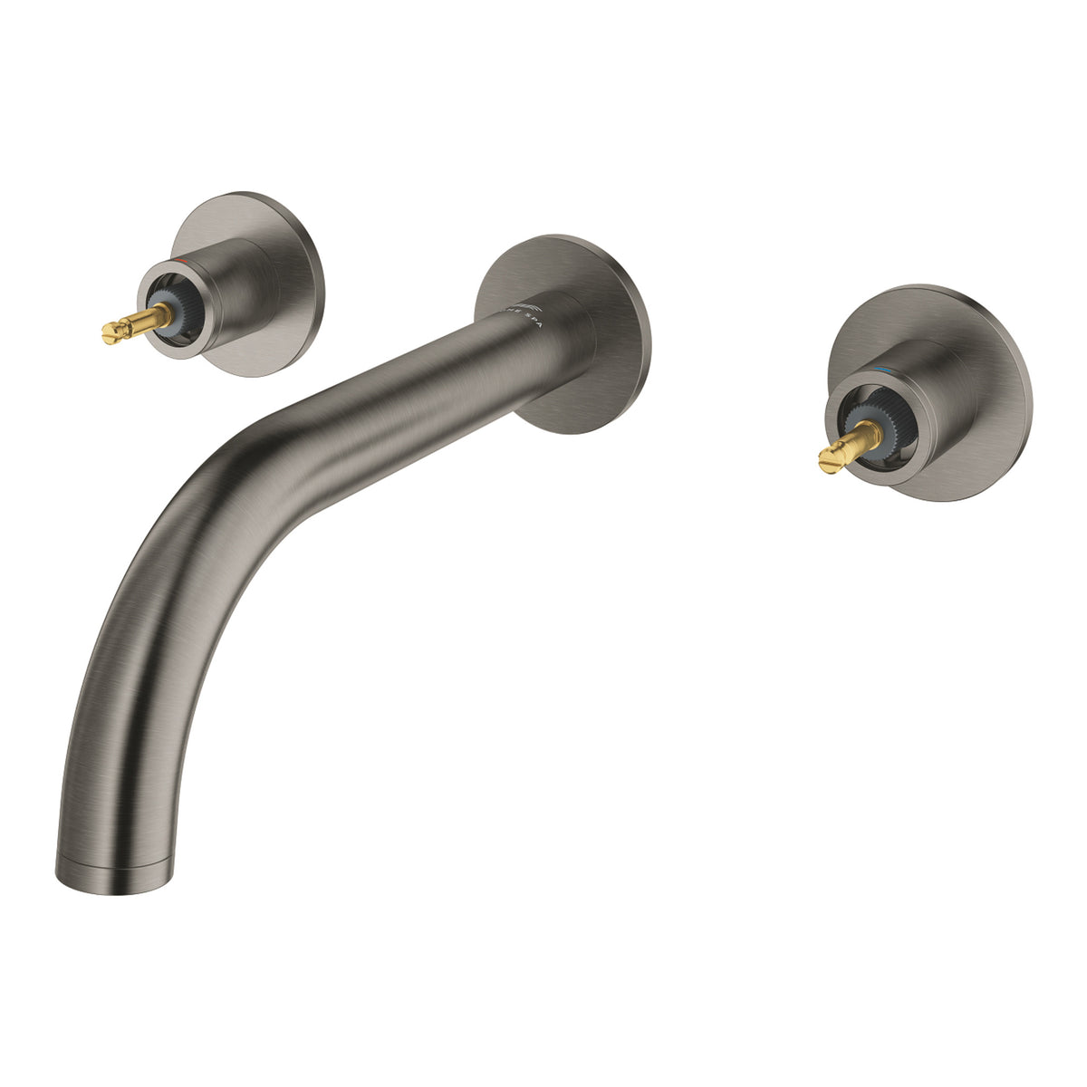 Grohe Atrio Private Collection 3 Delikli Ankastre Lavabo Bataryası (Sıva Üstü Grubu) Fırçalı Sert Grafit - Ürün Görseli
