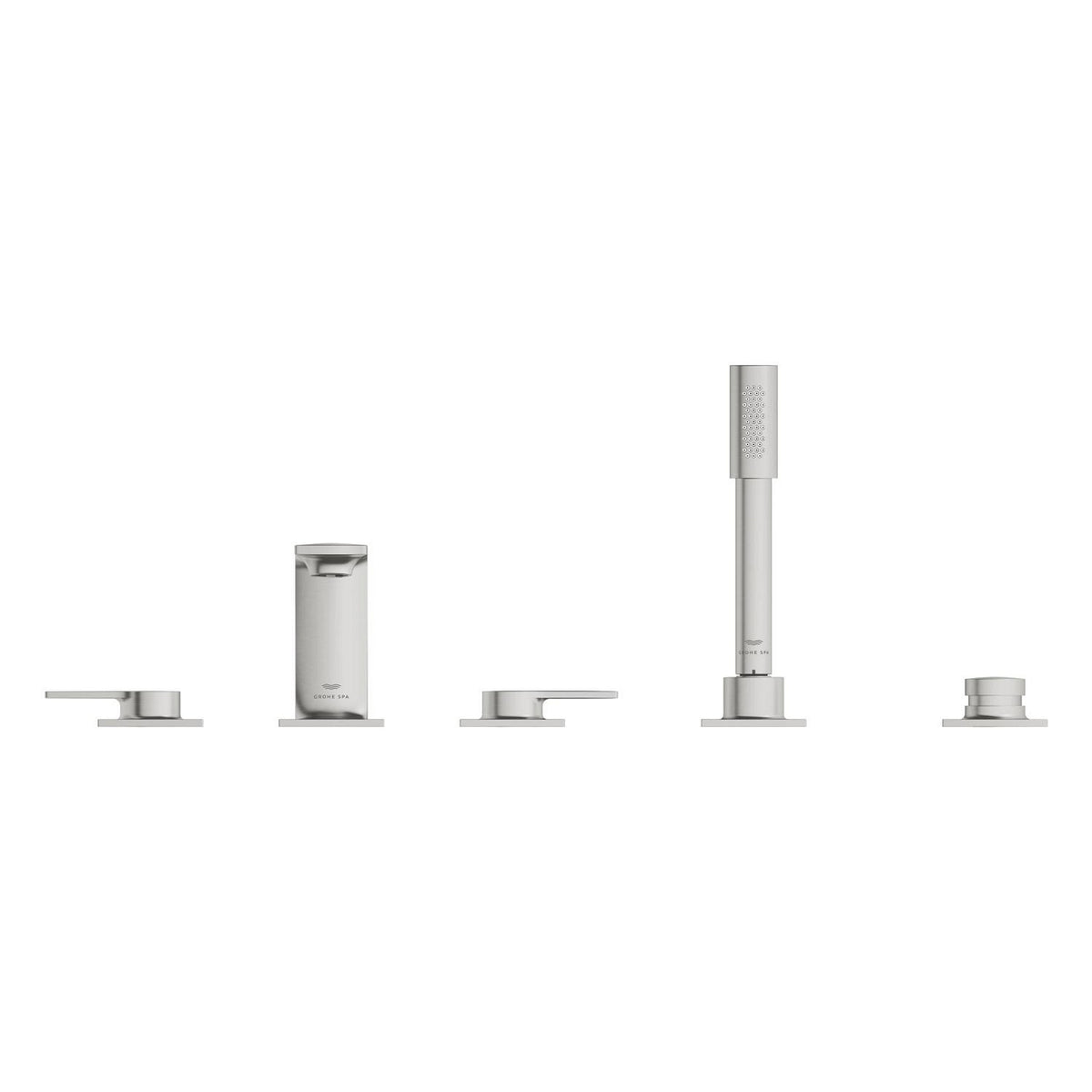 Grohe Allure 5 Delikli Ankastre Küvet Bataryası, Paslanmaz Çelik - Ürün Görseli