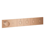 Grohe Grohtherm Aqua Tiles SmartControl Termostatik Ankastre Banyo Bataryası, 4 Çıkışlı, Bakır (Sıva Üstü Grubu) - Ürün Görseli