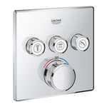 Grohe SmartControl Akış Kontrollü Ankastre Termostatik Banyo Bataryası (3 Yollu, Sıva Üstü Grubu) - Ürün Görseli