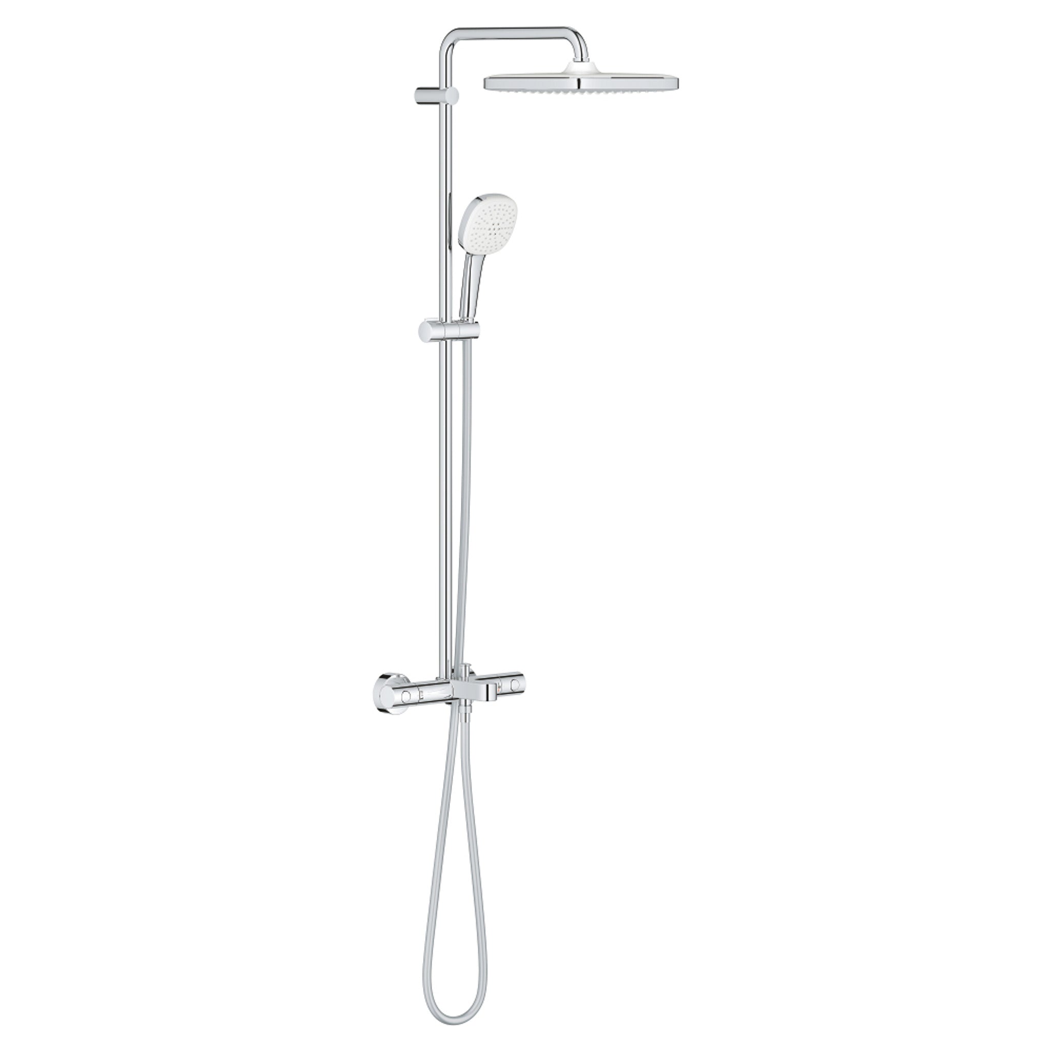 Grohe Tempesta System 250 Cube Duvara Monte Termostatik Banyo Bataryalı Duş Kolonu - Ürün Görseli