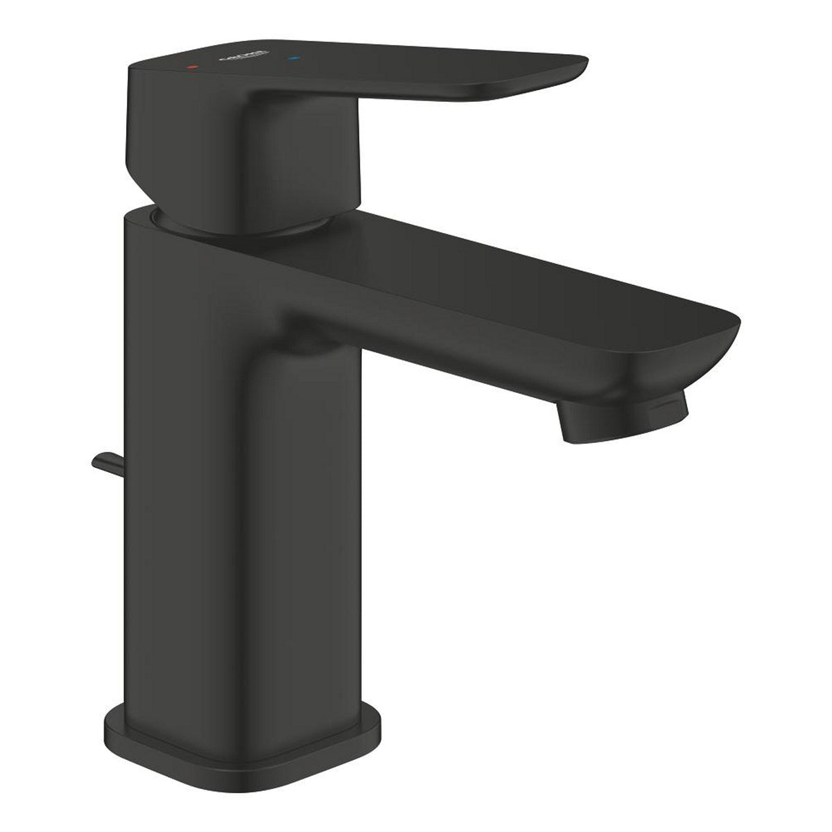 Grohe Cubeo Lavabo Bataryası, Mat Siyah, S-Boy (Sifon Kumandalı) - Ürün Görseli