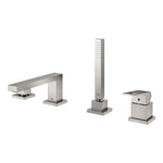 Grohe Eurocube Dört Delikli Ankastre Küvet Bataryası (Sıva Üstü Grubu), Paslanmaz Çelik - Ürün Görseli