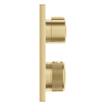 Grohe Allure Termostatik Ankastre Banyo ve Duş Bataryası (Sıva Üstü Grubu), 2 Yollu, Fırçalı Altın - Ürün Görseli