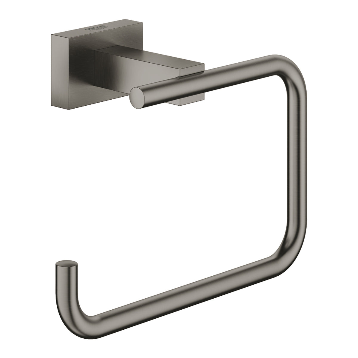 Grohe Eurocube Tuvalet Kağıtlığı Kapaksız, Fırçalı Sert Grafit - Ürün Görseli