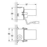 Grohe Güç Kaynağı 110-240 V - Teknik Çizim