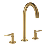 Grohe Atrio 3 Delikli Ankastre Lavabo Bataryası, Sifon Kumandalı, Fırçalı Altın - Ürün Görseli