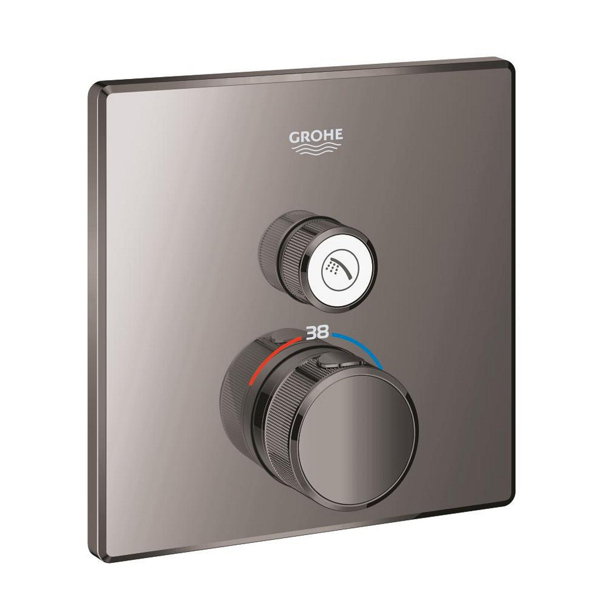 Grohe Grohtherm SmartControl Ankastre Termostatik Duş Bataryası, Sert Grafit - Ürün Görseli