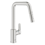 Grohe Eurosmart Kuğu Borulu Eviye Bataryası, Paslanmaz Çelik - Ürün Görseli