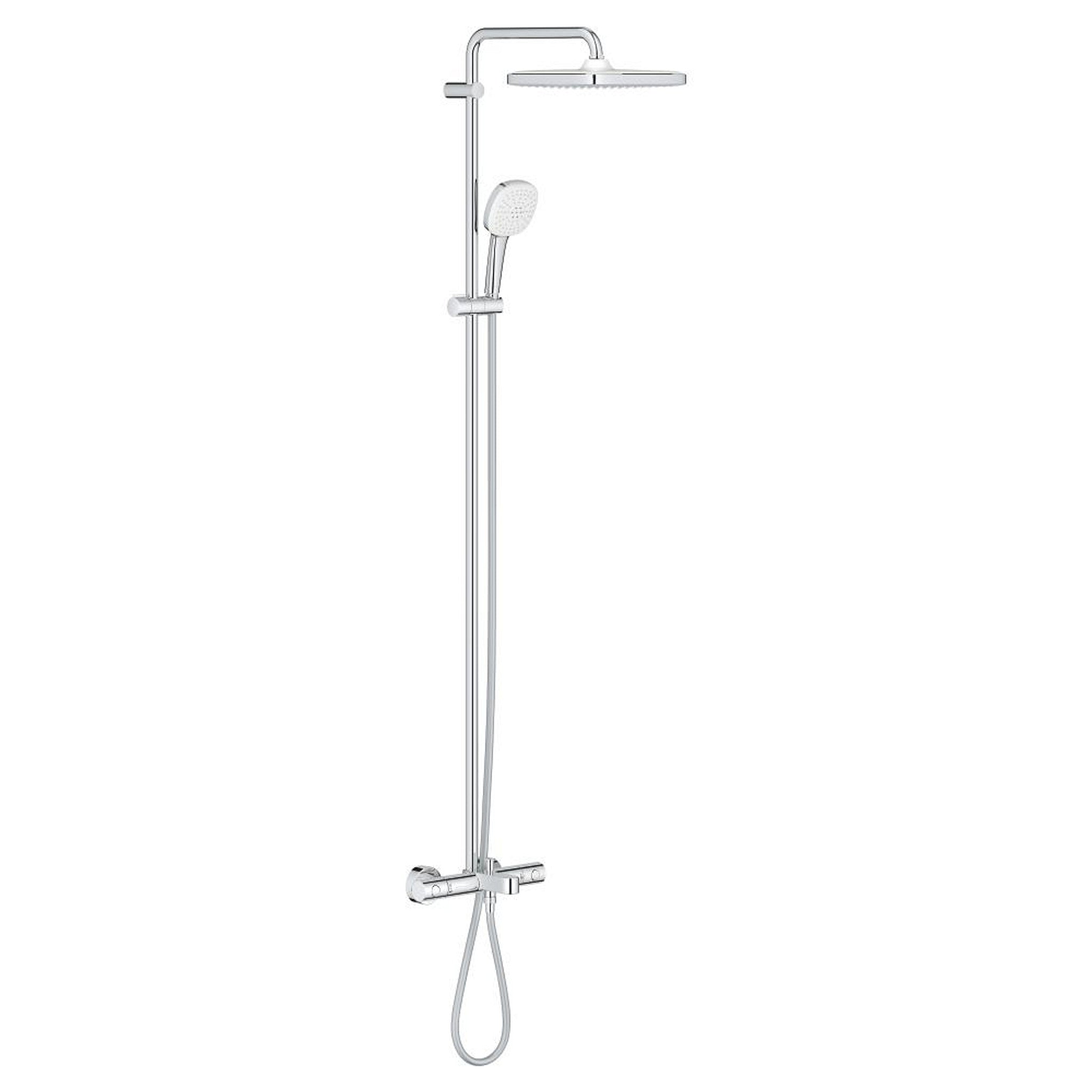 Grohe Tempesta System 250 Cube Duvara Monte Termostatik Banyo Bataryalı Duş Kolonu - Ürün Görseli