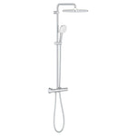 Grohe Tempesta Cosmopolitan System 250 Kare Duvara Monte Termostatik Bataryalı Duş Kolonu, Krom-Beyaz - Ürün Görseli