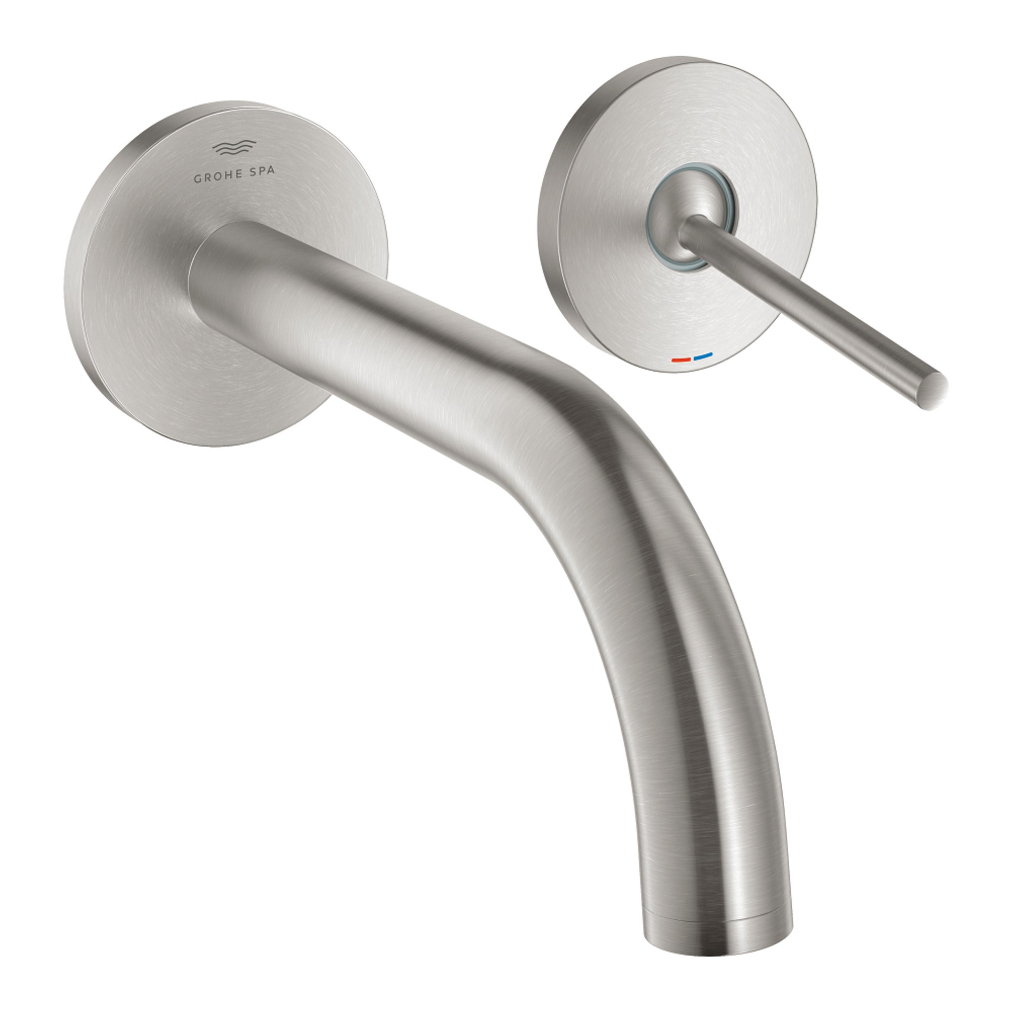 Grohe Atrio 2 Delikli Ankastre Lavabo Bataryası, (Sıva Üstü Grubu), Paslanmaz Çelik - Ürün Görseli