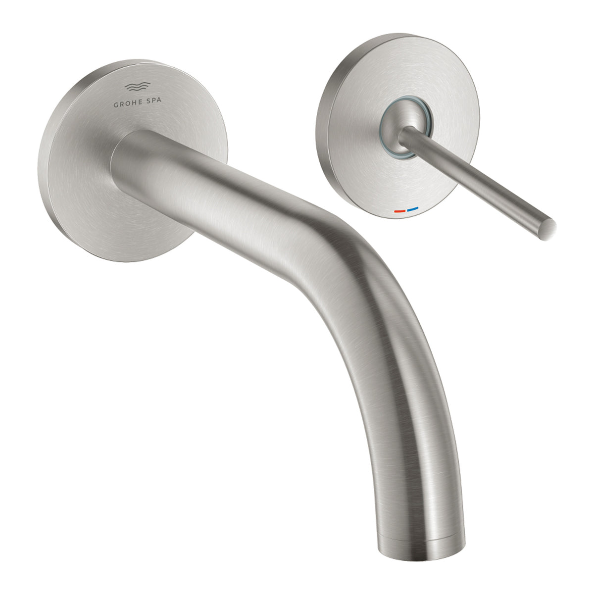 Grohe Atrio 2 Delikli Ankastre Lavabo Bataryası, (Sıva Üstü Grubu), Paslanmaz Çelik - Ürün Görseli
