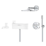 Grohe Purefoam SmartControl Ankastre Duş Seti, Krom-Beyaz (Su ve Sabun Püskürtmeli El Duşu) - Ürün Görseli