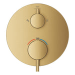 Grohe Atrio Termostatik Banyo/Duş Bataryası (Sıva Üstü Grubu), 2 Yollu, Fırçalı Altın - Ürün Görseli