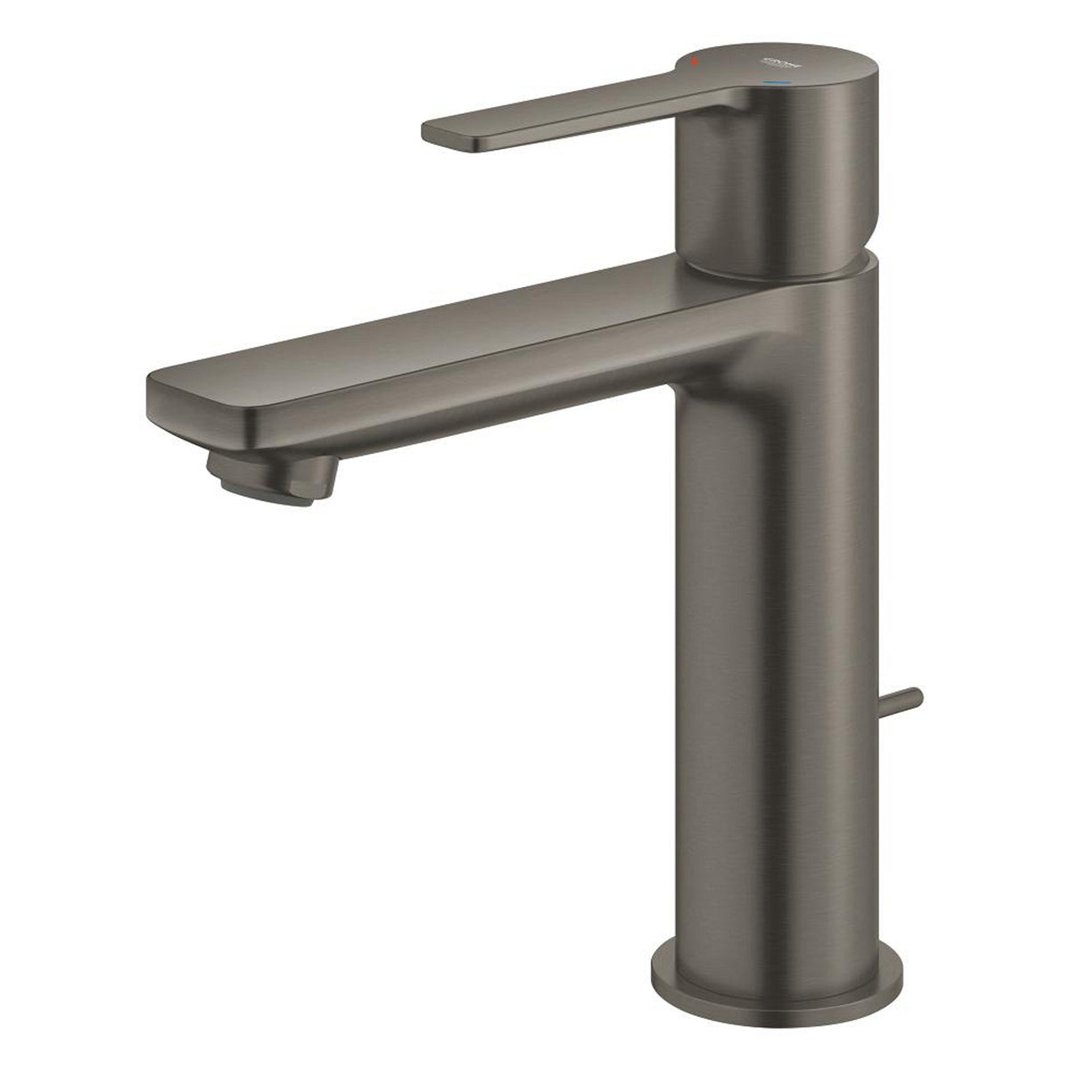 Grohe Lineare Sifon Kumandalı Lavabo Bataryası, Fırçalı Sert Grafit - Ürün Görseli