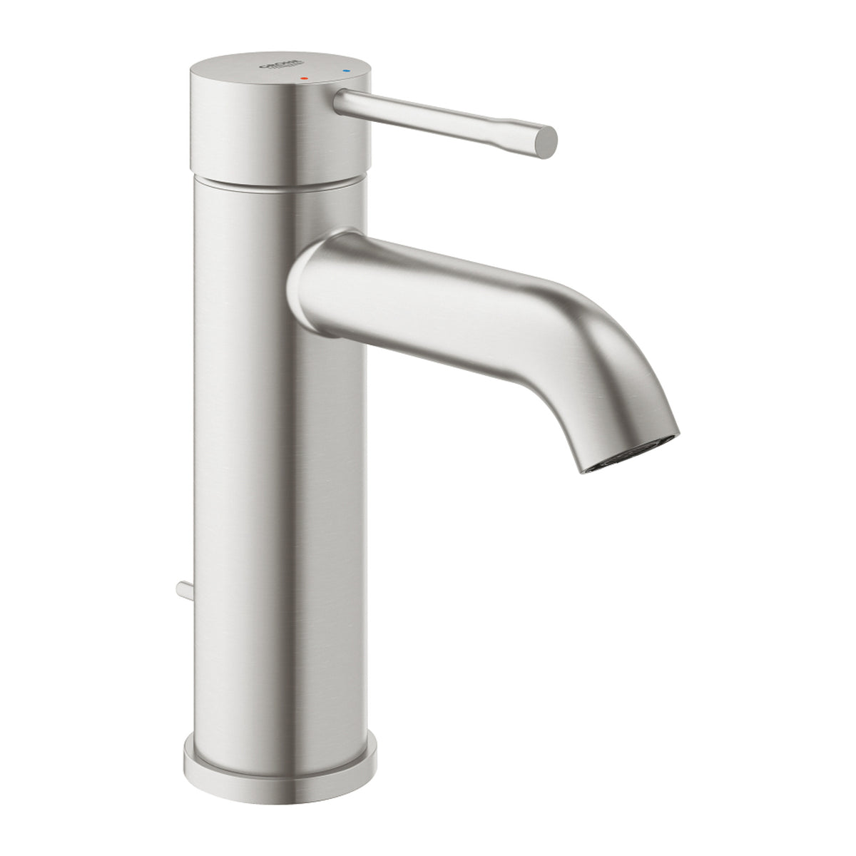 Grohe Essence New Lavabo Bataryası, Sifon Kumandalı, Paslanmaz Çelik - Ürün Görseli