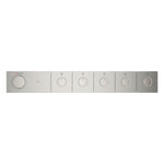 Grohe Grohtherm Aqua Tiles SmartControl Termostatik Ankastre Banyo Bataryası, 5 Çıkışlı, Paslanmaz Çelik (Sıva Üstü Grubu) - Ürün Görseli