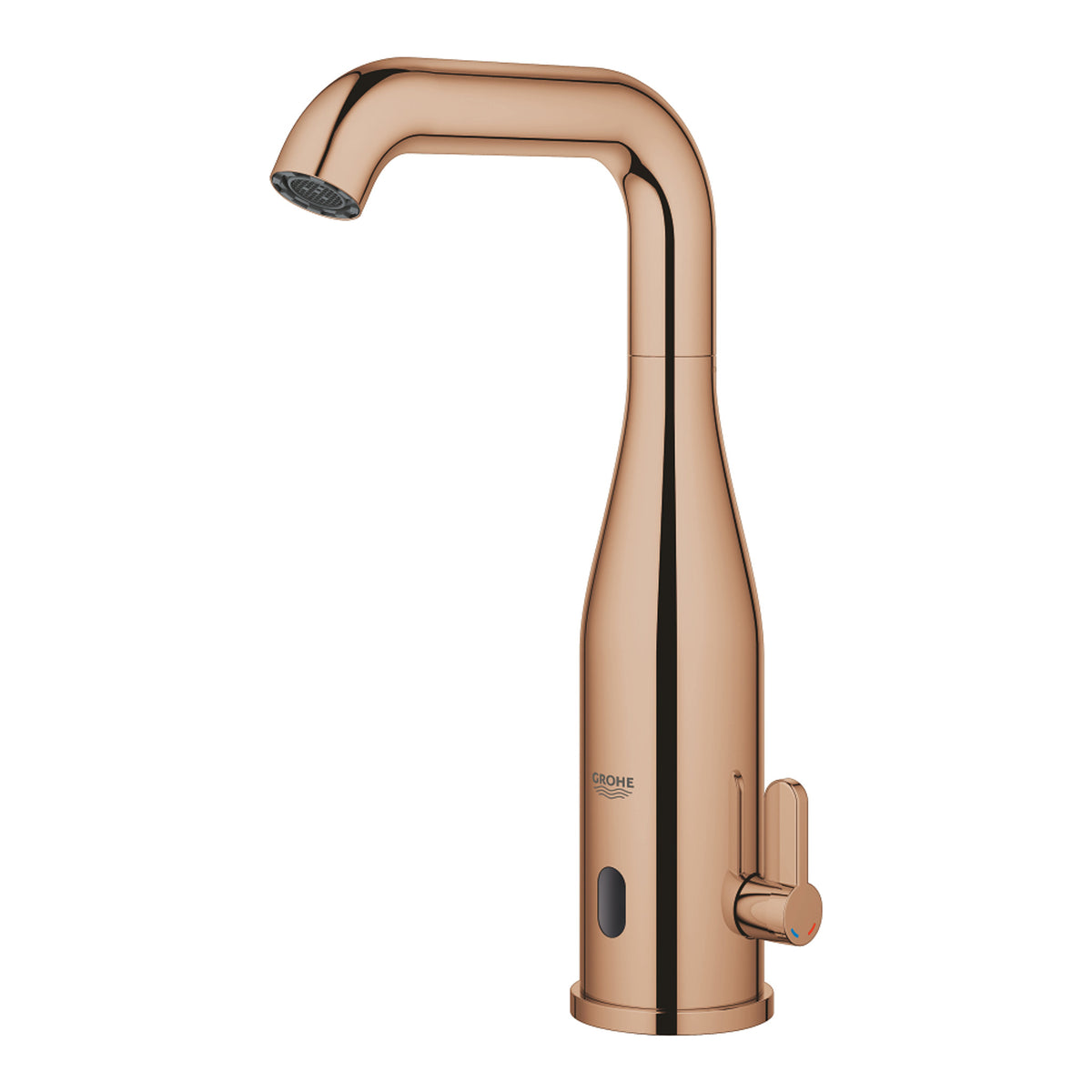 Grohe Essence E Fotoselli Lavabo Bataryası, Çift Su Girişli, Ayarlanabilir Sıcaklık Sınırlayıcısı, Bakır - Ürün Görseli