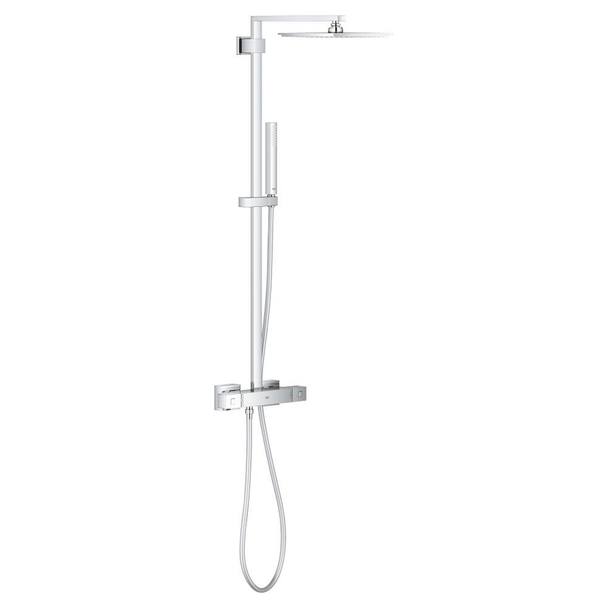 Grohe Euphoria Cube Duvara Monte Termostatik Duş Bataryalı Duş Sistemi - Ürün Görseli