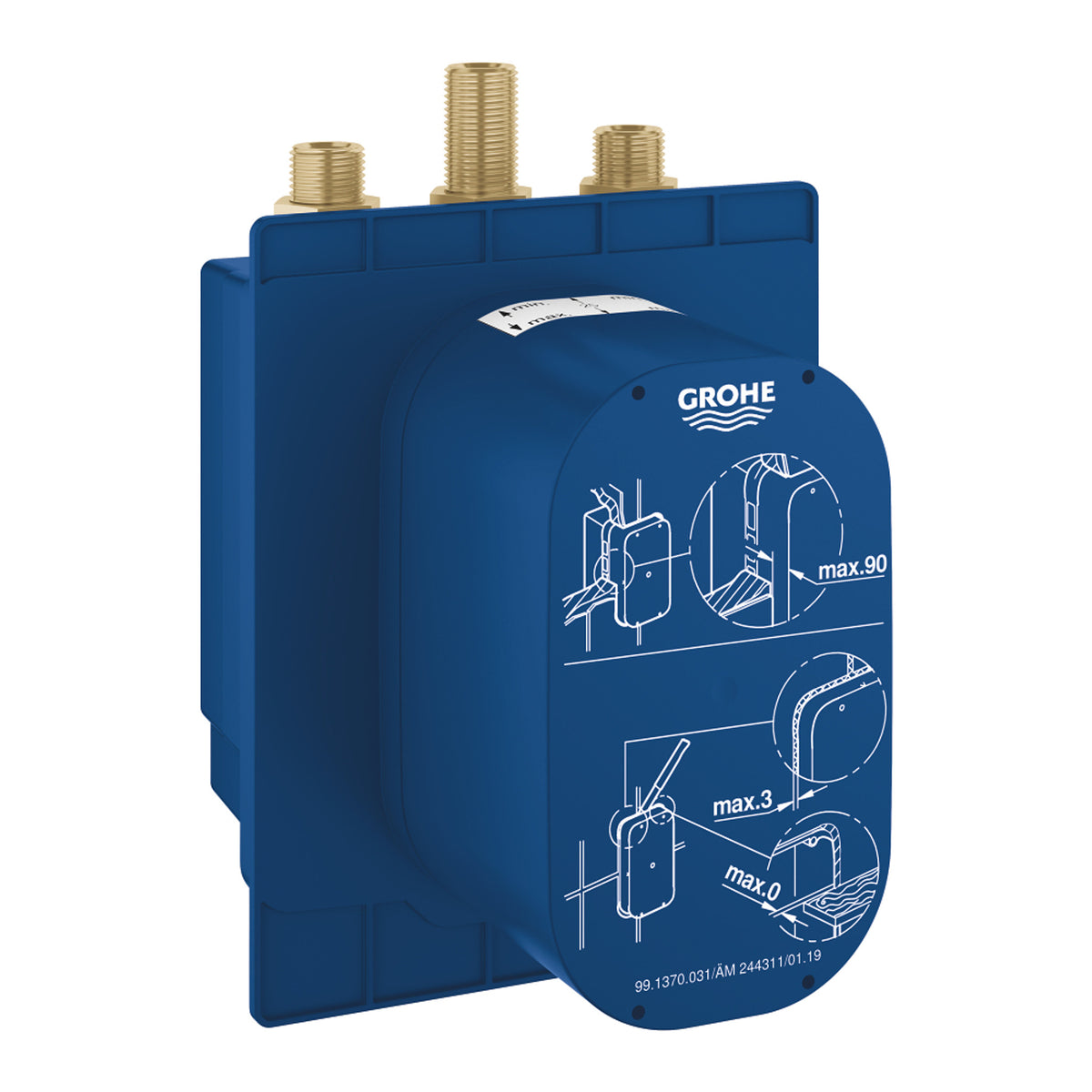 Grohe Eurosmart Comospolitan E Termostatik Ankastre Duş Bataryası İç Gövde - Ürün Görseli