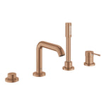 Grohe Essence Dört Delikli Ankastre Küvet Bataryası (Sıva Üstü Grubu), Fırçalı Bakır - Ürün Görseli
