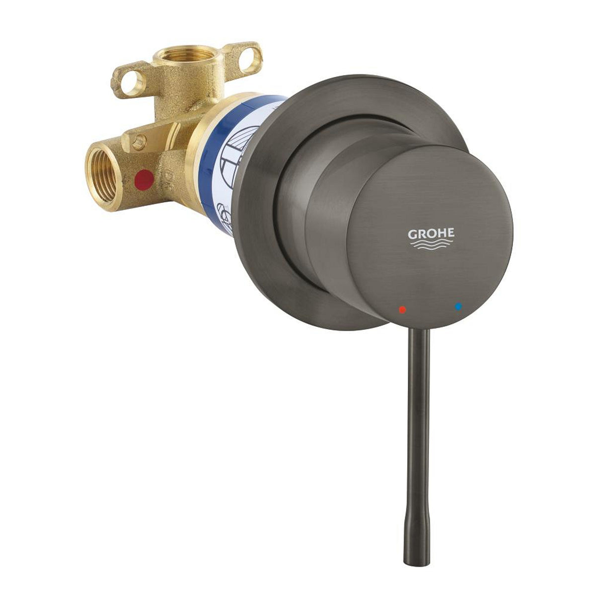 Grohe Essence Ankastre Duş Bataryası, Fırçalı Sert Grafit - Ürün Görseli
