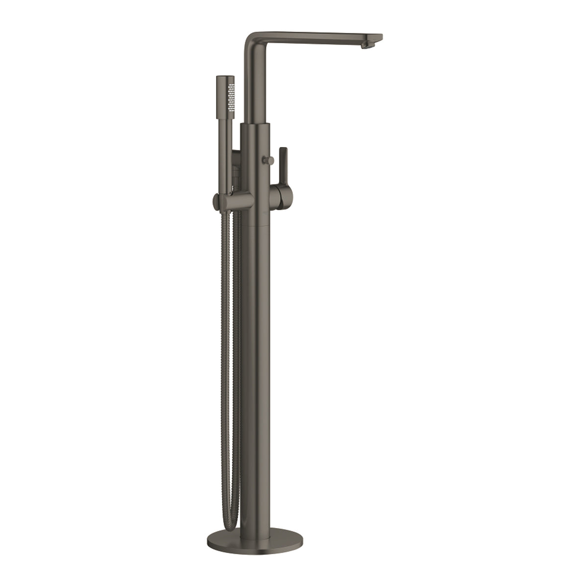 Grohe Lineare Yerden Küvet Bataryası (Sıva Üstü Grubu), Fırçalı Sert Grafit - Ürün Görseli